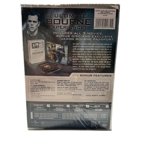 The‎ Jason Bourne Collection DVD Box Set - Picture 3 of 5